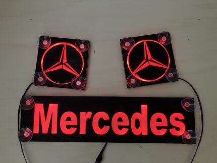 Mercedes-Benz ženklų komplektas